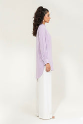 Button Down Lilac Set